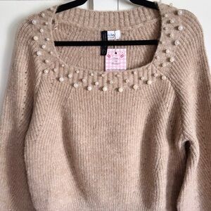 Hand embellished Christmas festive sweater